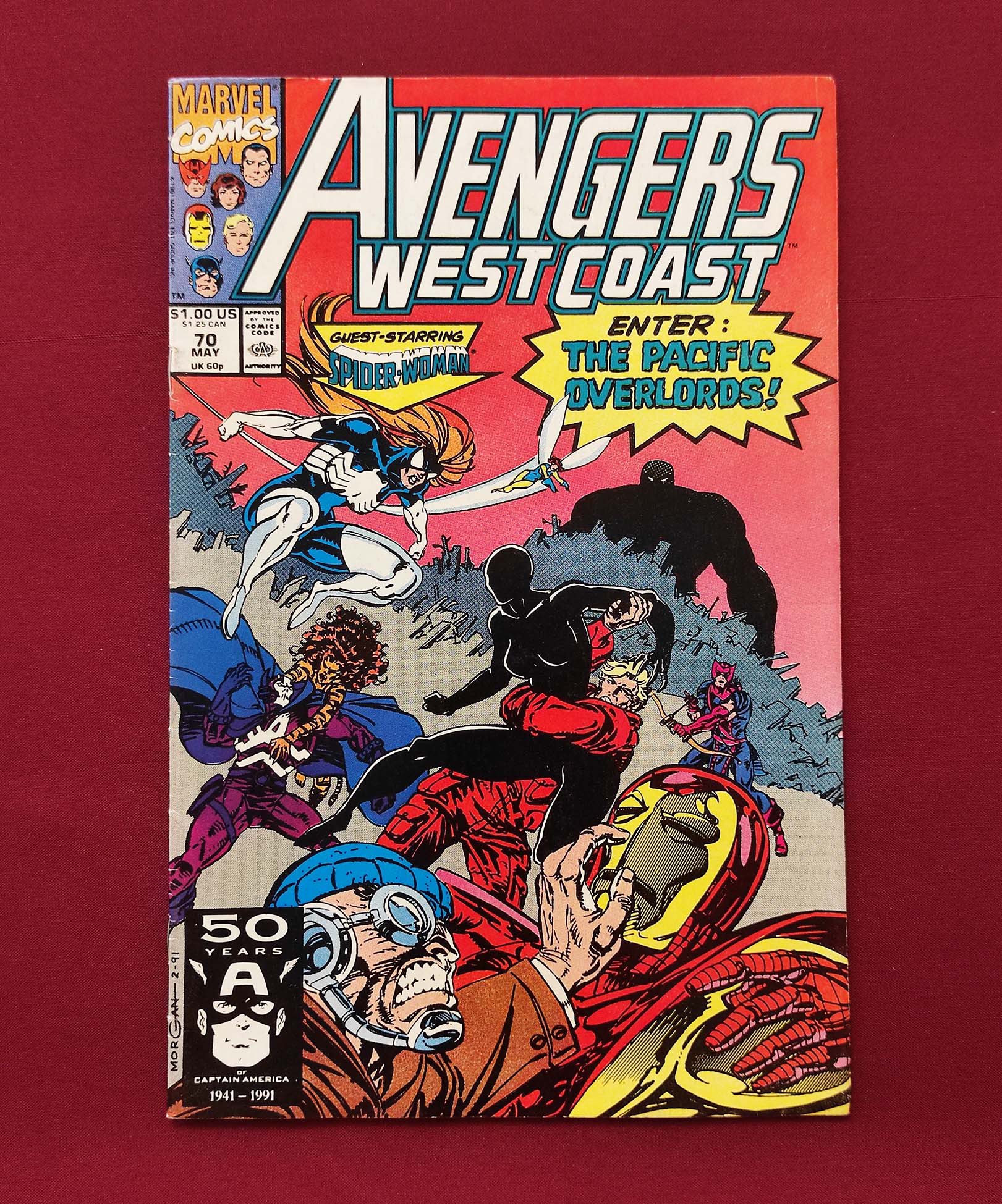 خرید کمیک اورجینال انتقام جویان Avengers West Coast #70