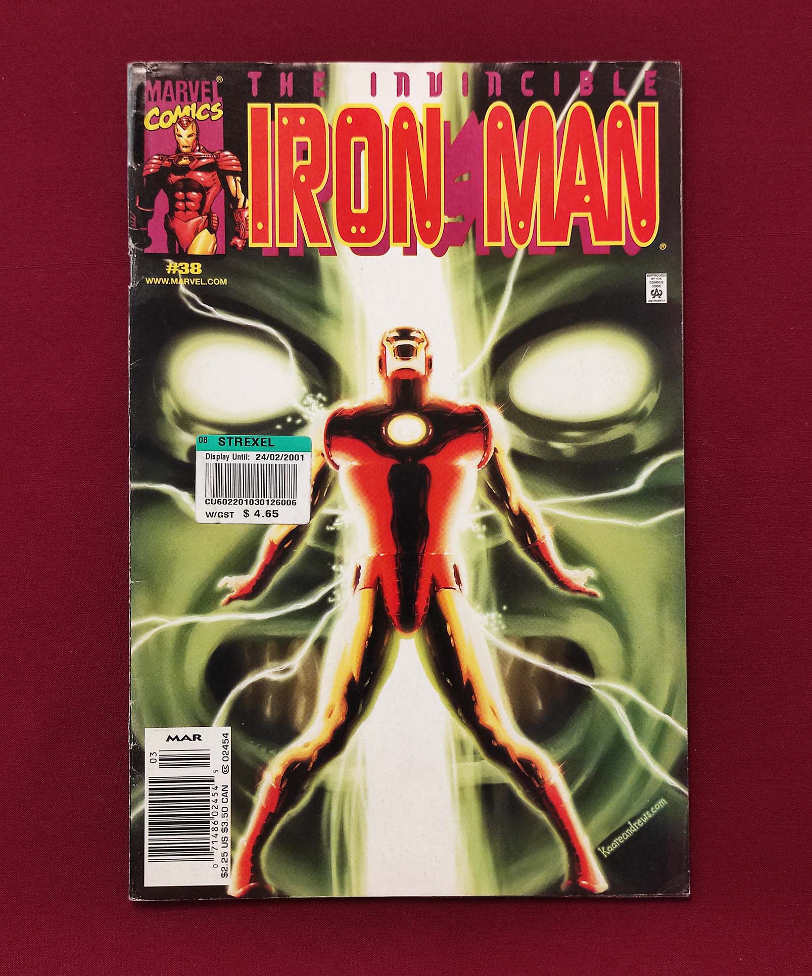 کمیک آیرون من The Invincible iron Man #3۸
