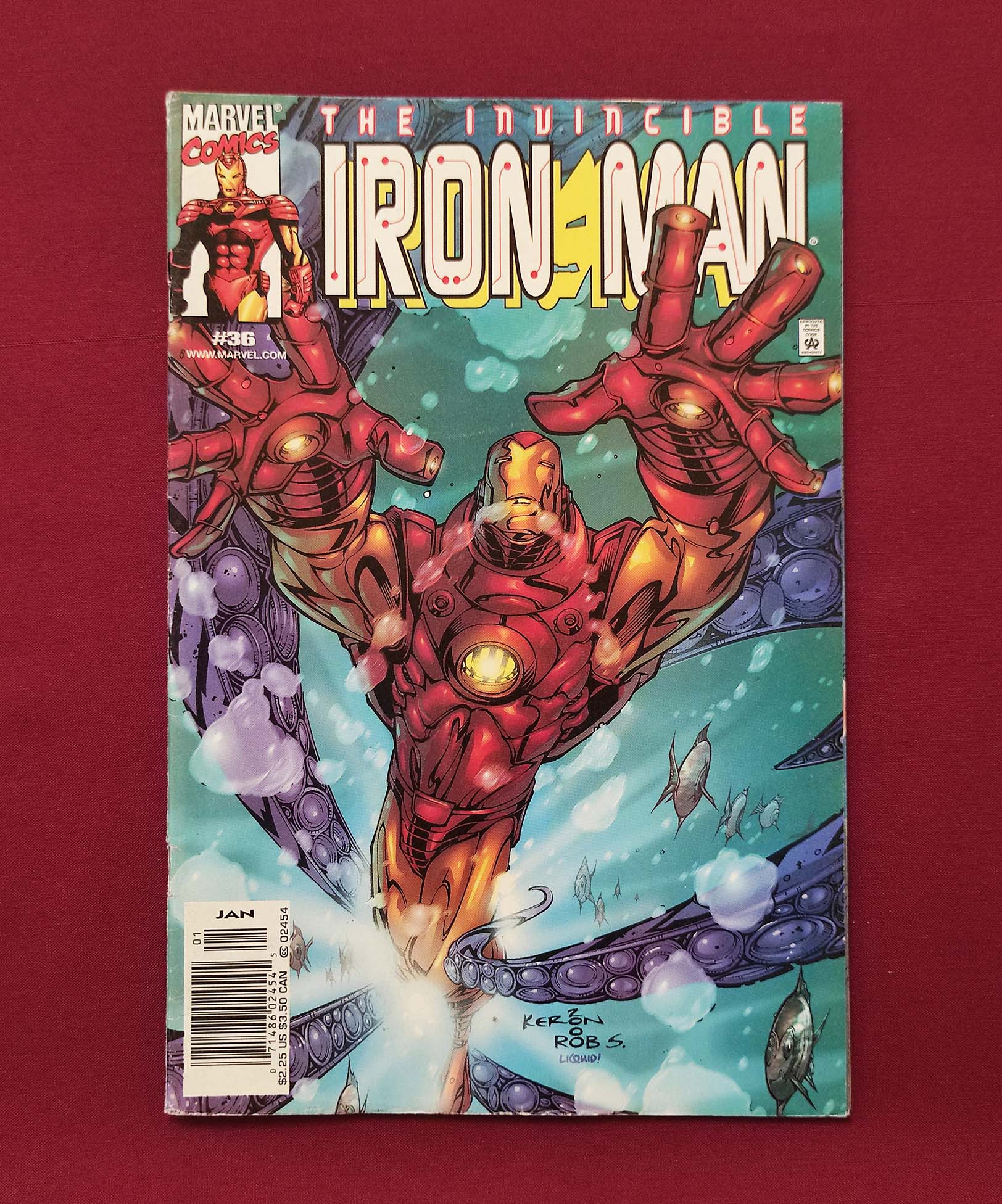 کمیک آیرون من The Invincible iron Man #3۶