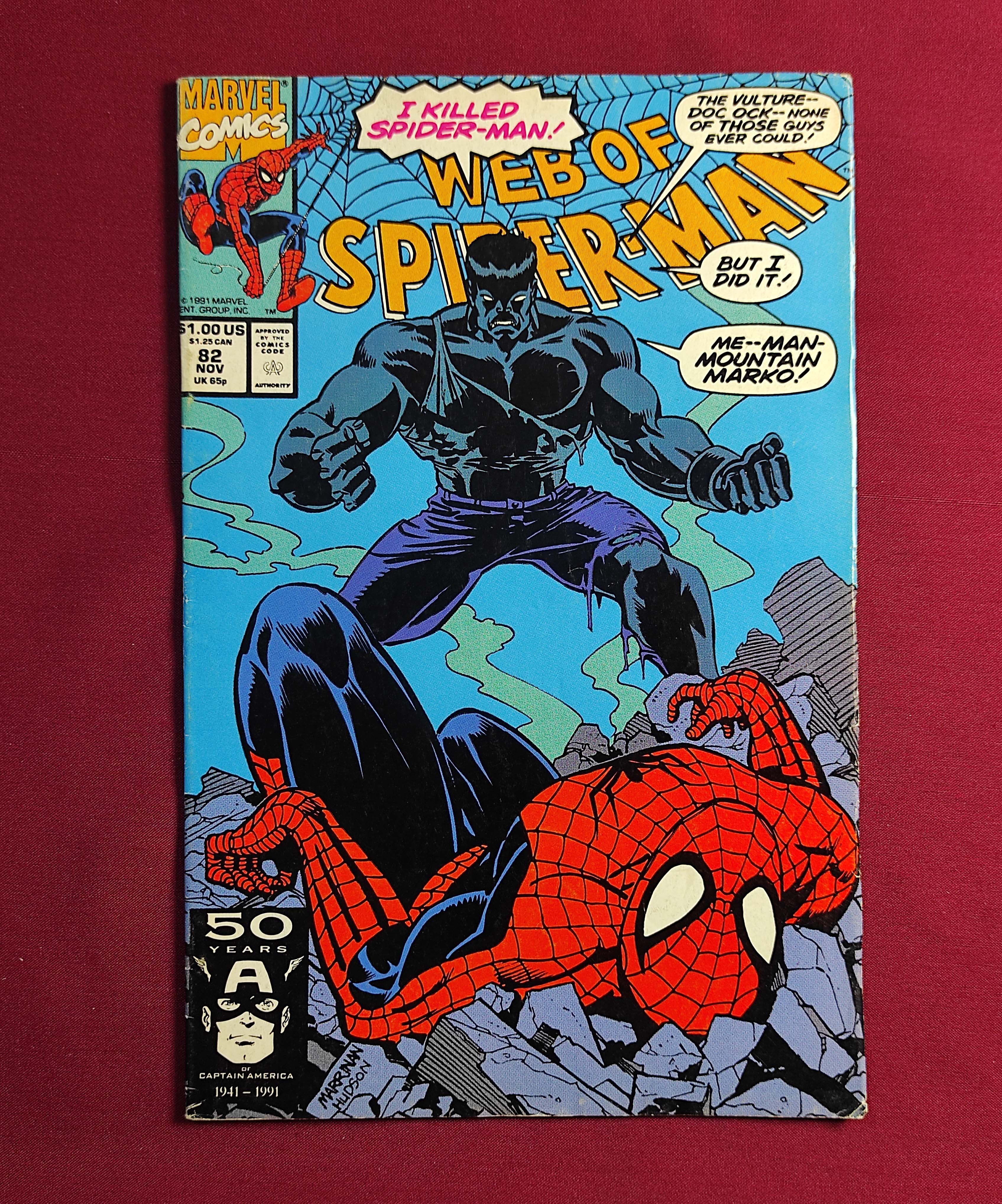 کمیک مردعنکبوتی Web of Spider-Man #82