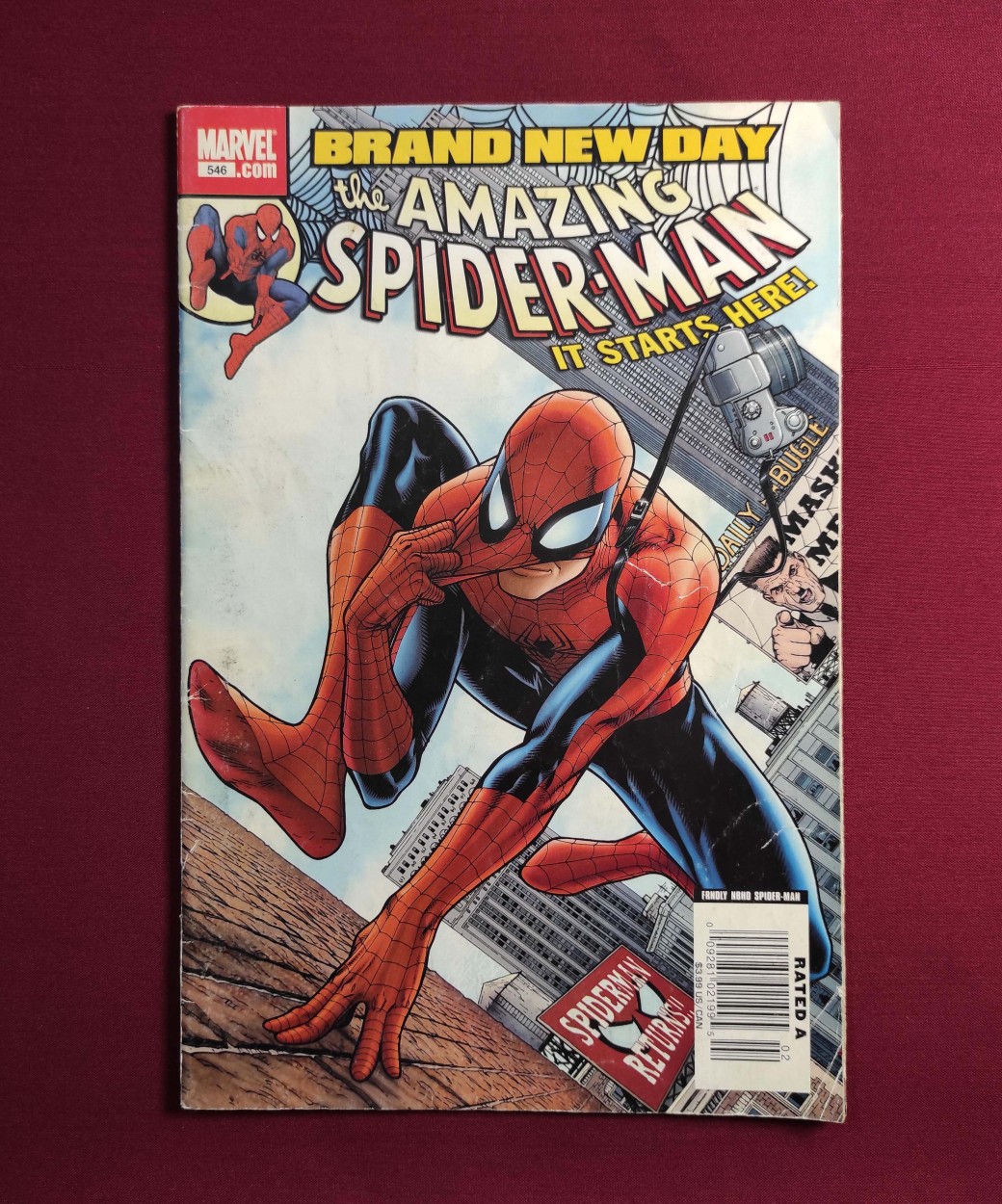 کمیک مردعنکبوتی The Amazing Spider-Man #546: Brand New Day
