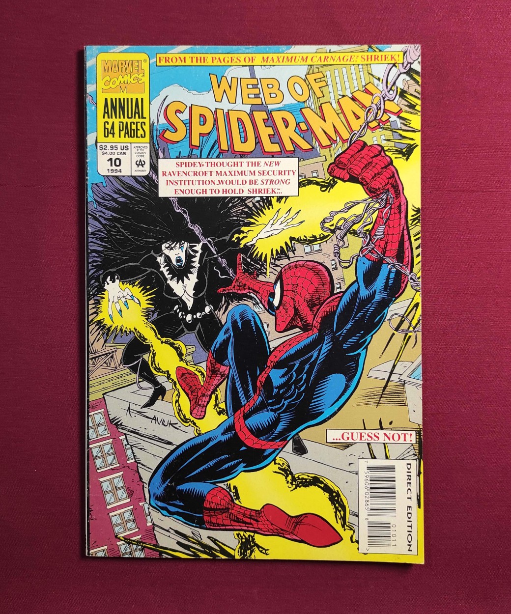 کمیک مردعنکبوتی Web of Spider-Man Annual #10